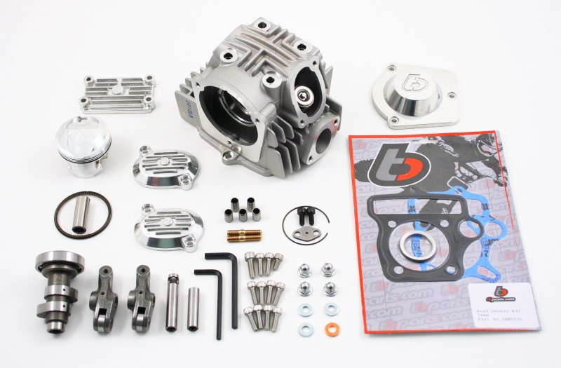 TB Parts V2 Race Head Kit & 52mm/88cc Piston Kit - Honda 50cc/70cc Various Models